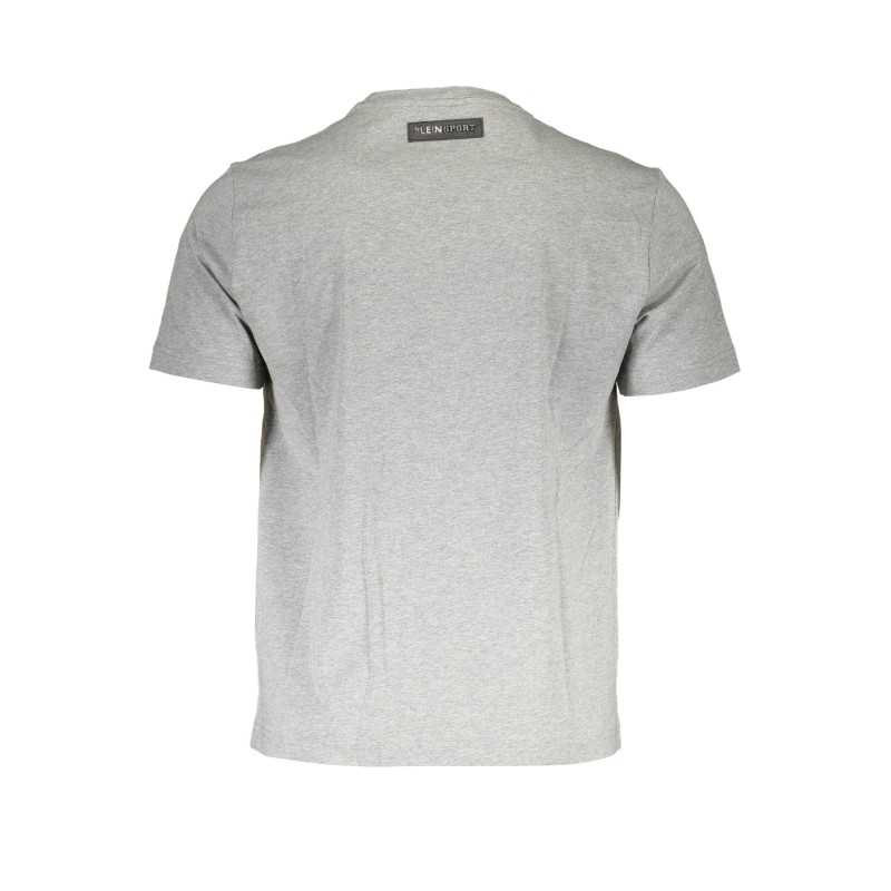 PLEIN SPORT MEN'S SHORT SLEEVE T-SHIRT GRAY