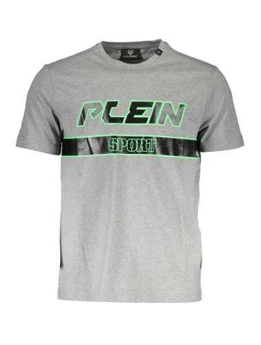 PLEIN SPORT MEN'S SHORT SLEEVE T-SHIRT GRAY