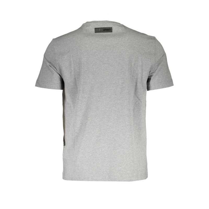 PLEIN SPORT T-SHIRT MANICHE CORTE UOMO GRIGIO