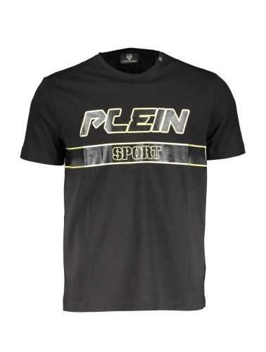 PLEIN SPORT T-SHIRT MANICHE CORTE UOMO NERO