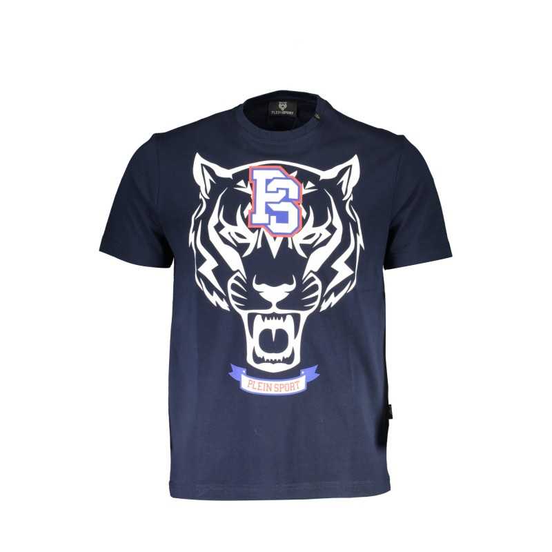 PLEIN SPORT T-SHIRT MANICHE CORTE UOMO BLU