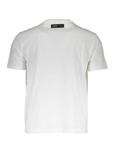 PLEIN SPORT WHITE MEN'S SHORT SLEEVE T-SHIRT