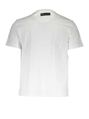 PLEIN SPORT WHITE MEN'S SHORT SLEEVE T-SHIRT