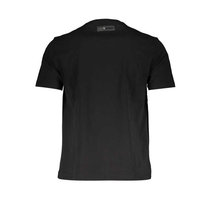 PLEIN SPORT T-SHIRT MANICHE CORTE UOMO NERO