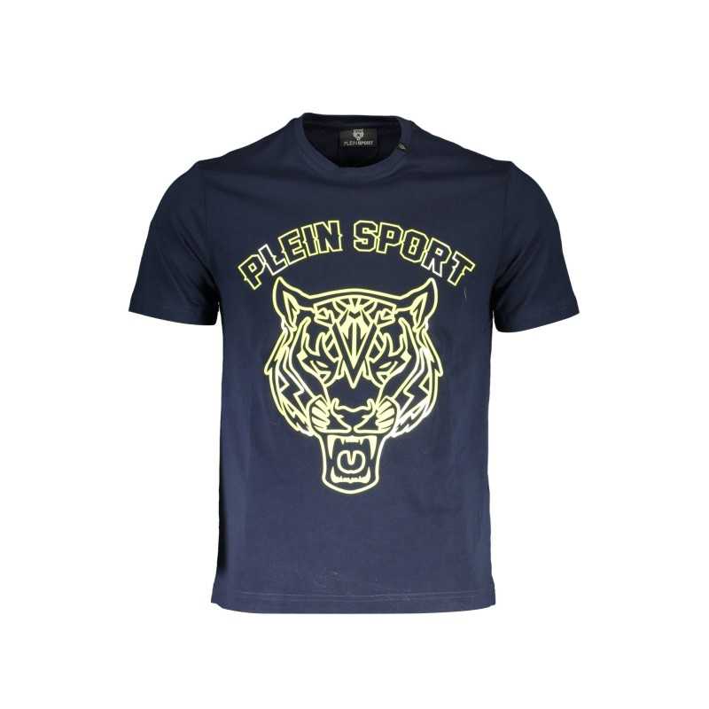 PLEIN SPORT MEN'S SHORT SLEEVE T-SHIRT BLUE