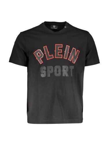 PLEIN SPORT T-SHIRT MANICHE CORTE UOMO NERO