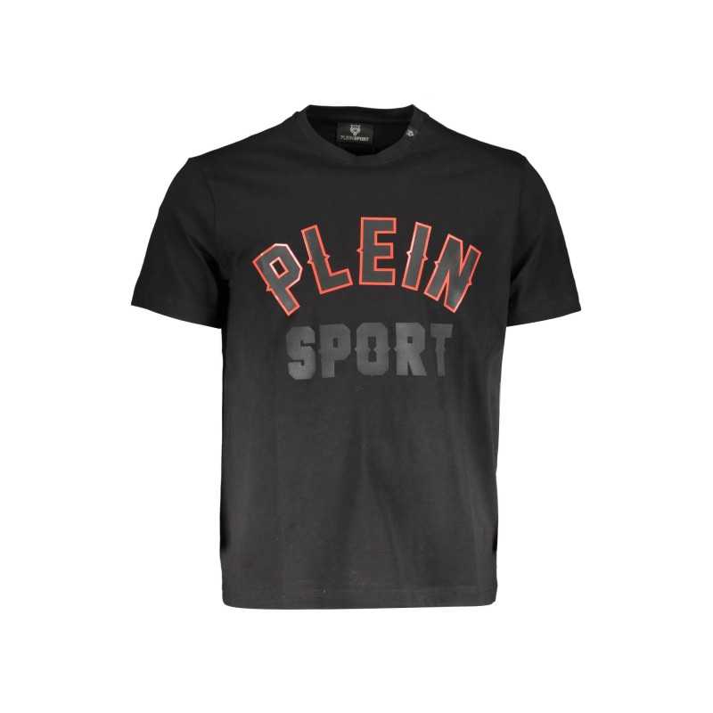 PLEIN SPORT MEN'S SHORT SLEEVE T-SHIRT BLACK