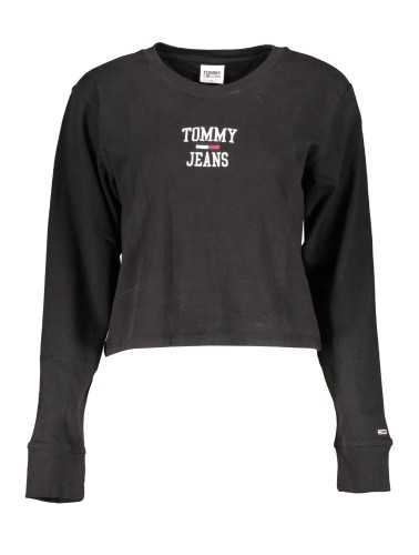 TOMMY HILFIGER T-SHIRT MANICHE LUNGHE DONNA NERO