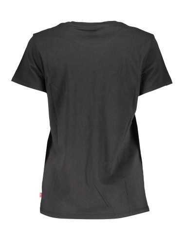 LEVI'S T-SHIRT MANICHE CORTE DONNA NERO