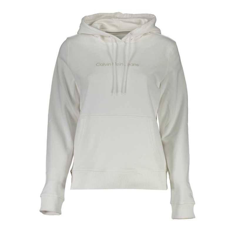 CALVIN KLEIN SWEATSHIRT WITHOUT ZIP WOMAN WHITE