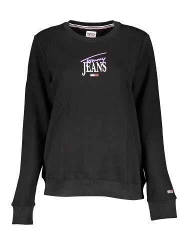 TOMMY HILFIGER SWEATSHIRT WITHOUT ZIP WOMAN BLACK