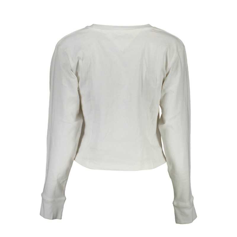 TOMMY HILFIGER T-SHIRT MANICHE LUNGHE DONNA BIANCO