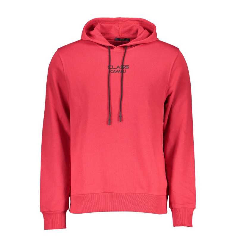 CAVALLI CLASS SWEATSHIRT WITHOUT ZIP MAN RED