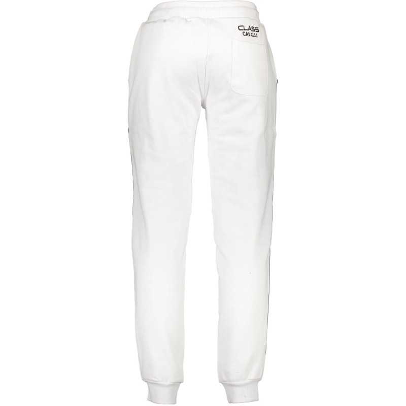 CAVALLI CLASS WHITE MEN'S TROUSERS