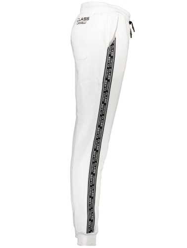 CAVALLI CLASS WHITE MEN'S TROUSERS