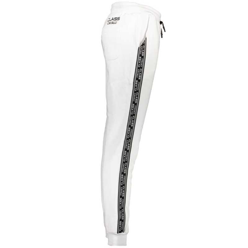 CAVALLI CLASS WHITE MEN'S TROUSERS