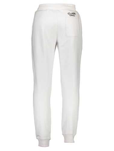 CAVALLI CLASS WHITE MEN'S TROUSERS