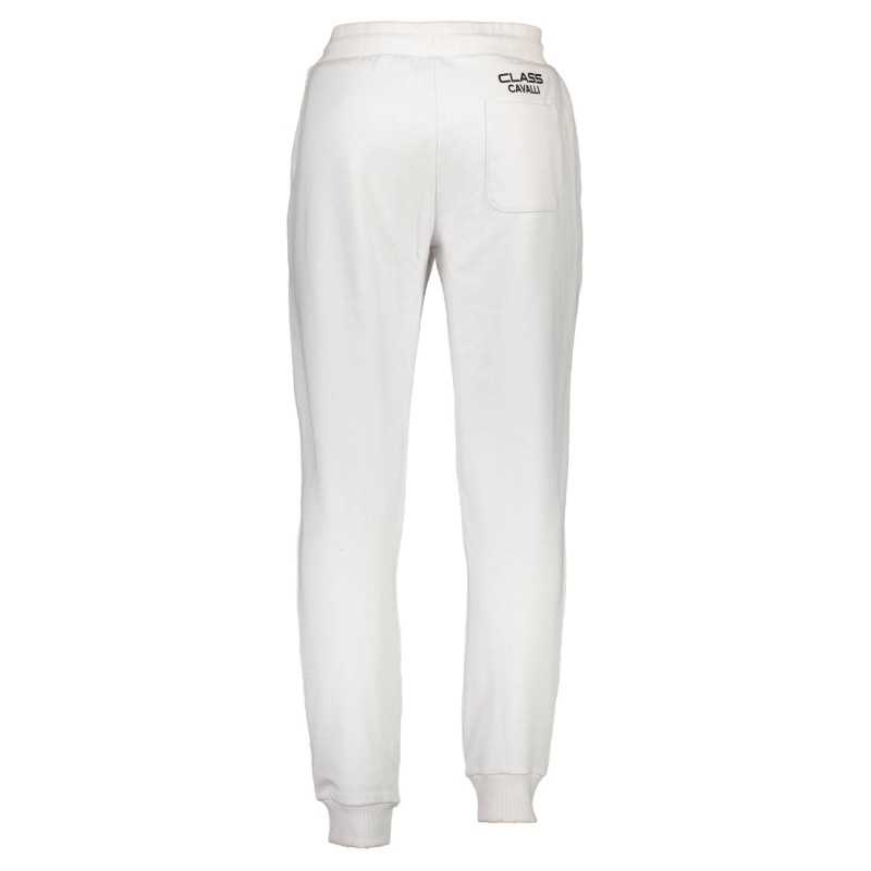 CAVALLI CLASS WHITE MEN'S TROUSERS