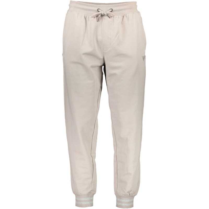 GUESS JEANS MEN'S BEIGE TROUSERS