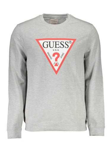 GUESS JEANS FELPA SENZA ZIP UOMO GRIGIO