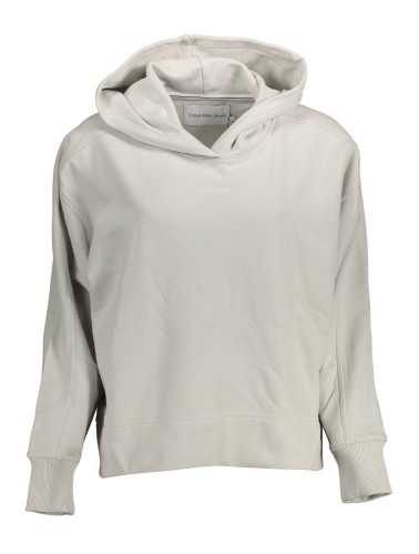 CALVIN KLEIN SWEATSHIRT WITHOUT ZIP WOMAN GRAY