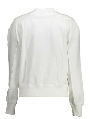 CALVIN KLEIN SWEATSHIRT WITHOUT ZIP WOMAN WHITE