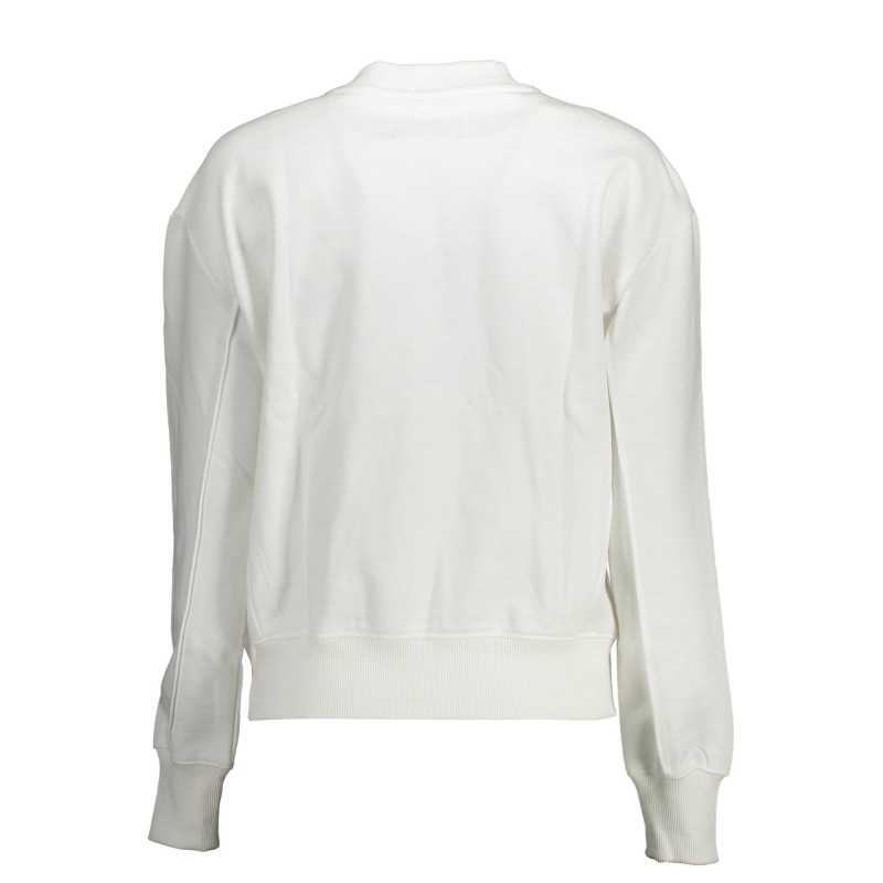 CALVIN KLEIN SWEATSHIRT WITHOUT ZIP WOMAN WHITE