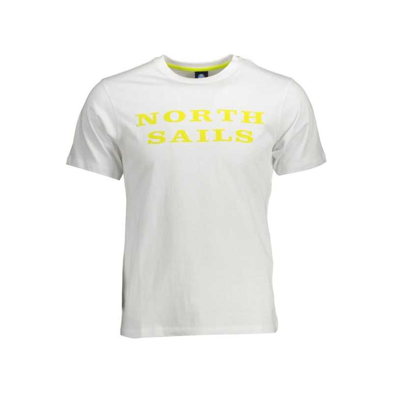 NORTH SAILS WHITE MEN'S SHORT SLEEVE T-SHIRT