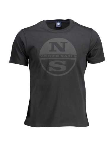 NORTH SAILS BLACK MEN'S SHORT SLEEVE T-SHIRT