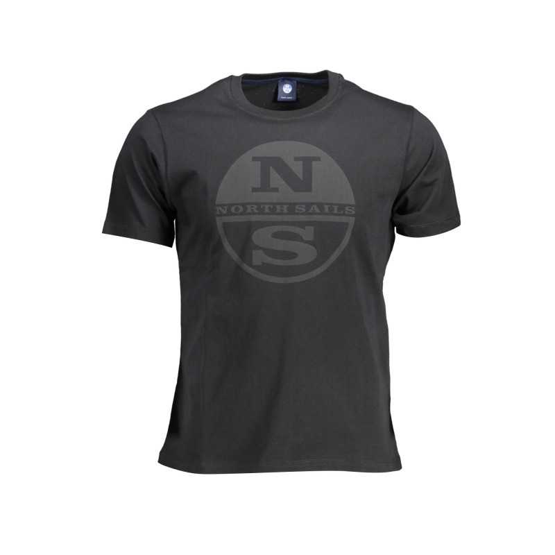 NORTH SAILS BLACK MEN'S SHORT SLEEVE T-SHIRT