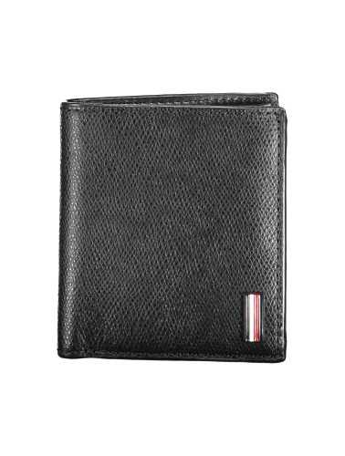 TOMMY HILFIGER BLACK MEN'S WALLET