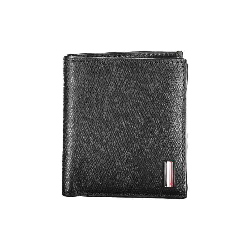 TOMMY HILFIGER BLACK MEN'S WALLET