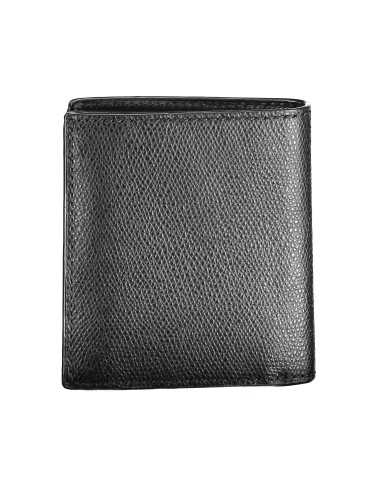 TOMMY HILFIGER BLACK MEN'S WALLET