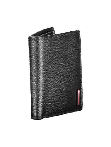 TOMMY HILFIGER BLACK MEN'S WALLET