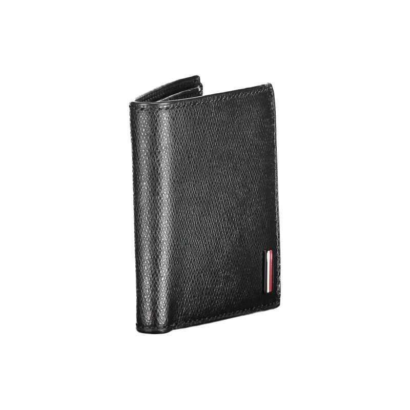 TOMMY HILFIGER BLACK MEN'S WALLET