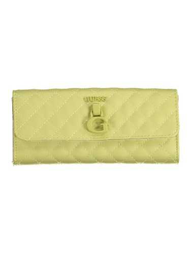 GUESS JEANS WOMEN'S YELLOW WALLET