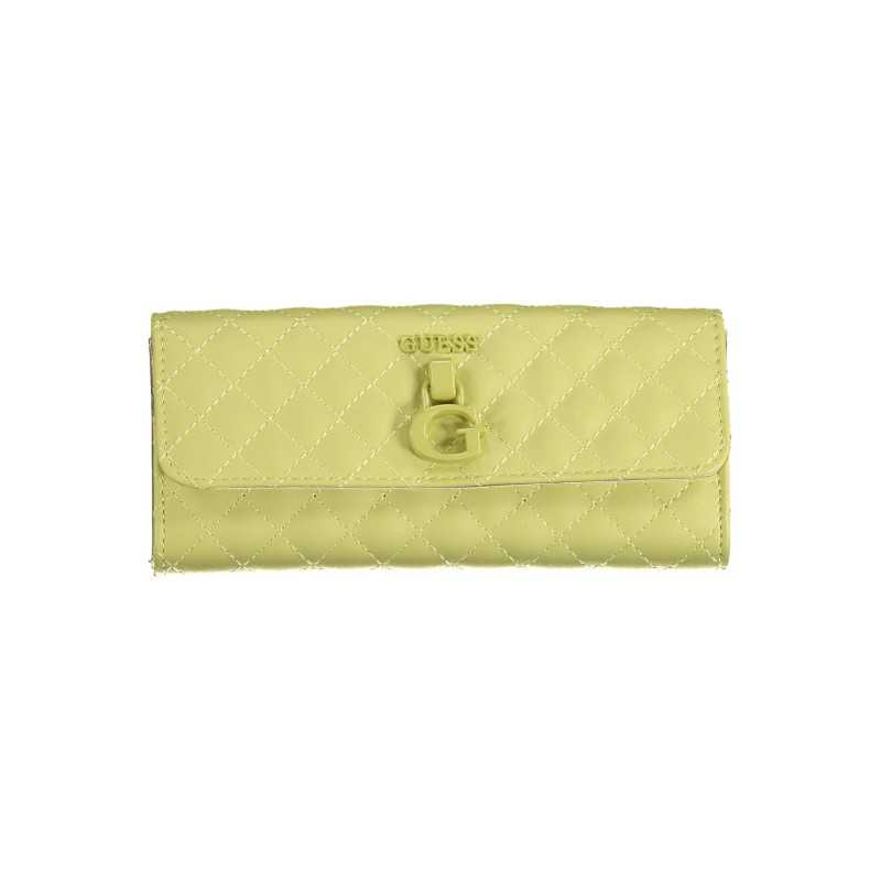 GUESS JEANS WOMEN'S YELLOW WALLET