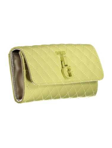 GUESS JEANS WOMEN'S YELLOW WALLET