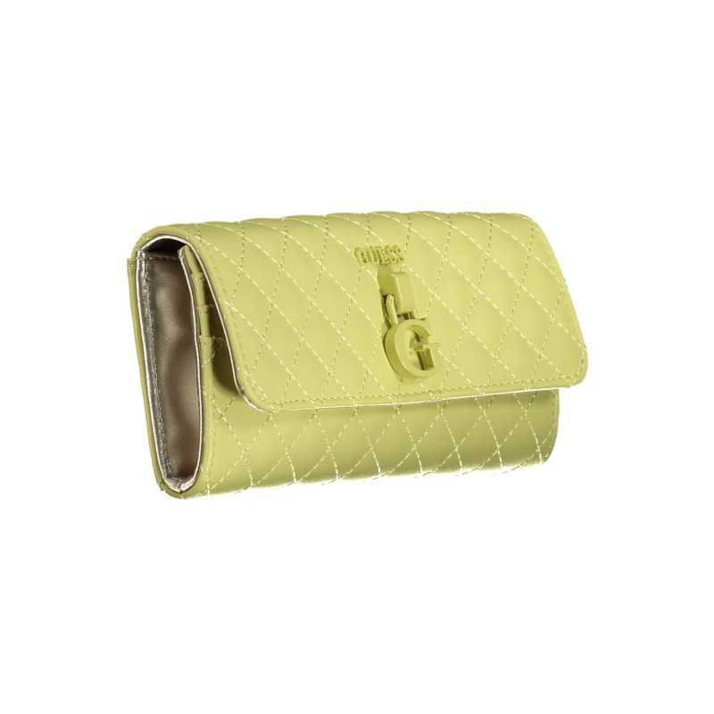 GUESS JEANS WOMEN'S YELLOW WALLET