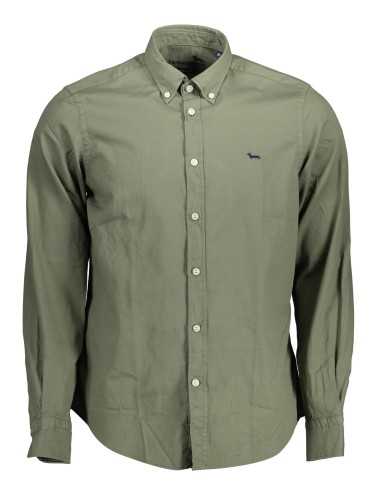 HARMONT & BLAINE GREEN MEN'S LONG SLEEVE SHIRT