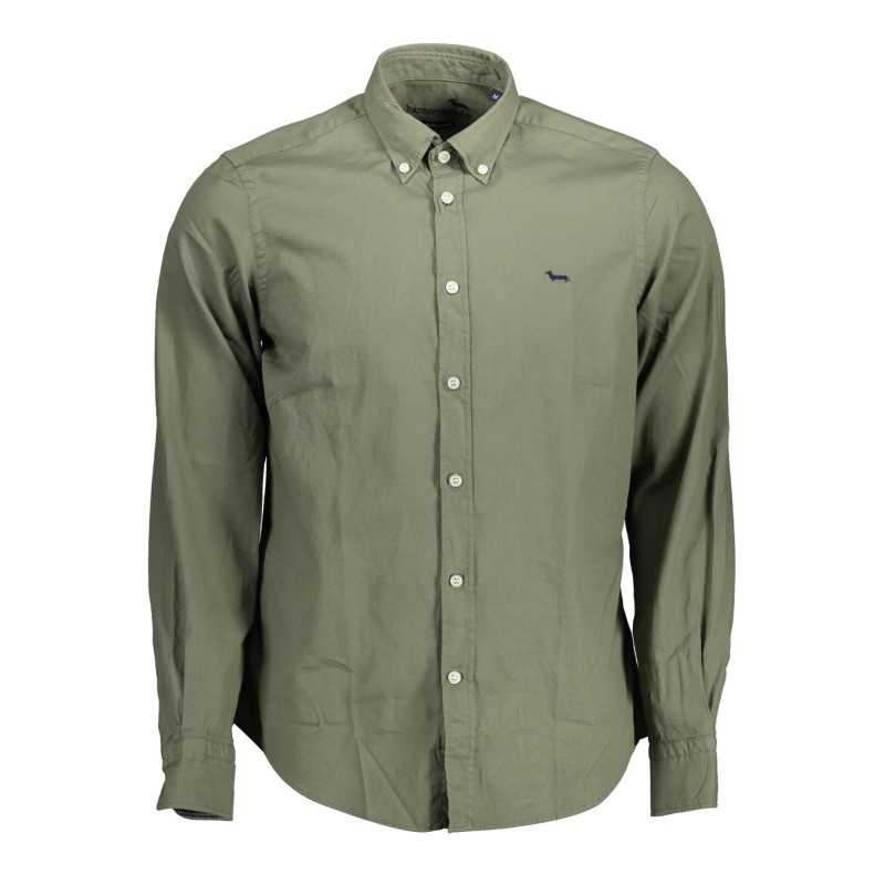 HARMONT & BLAINE GREEN MEN'S LONG SLEEVE SHIRT