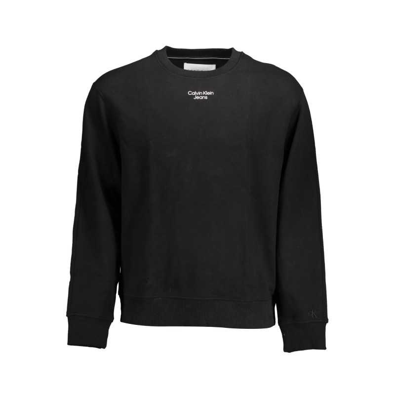 CALVIN KLEIN SWEATSHIRT WITHOUT ZIP MAN BLACK