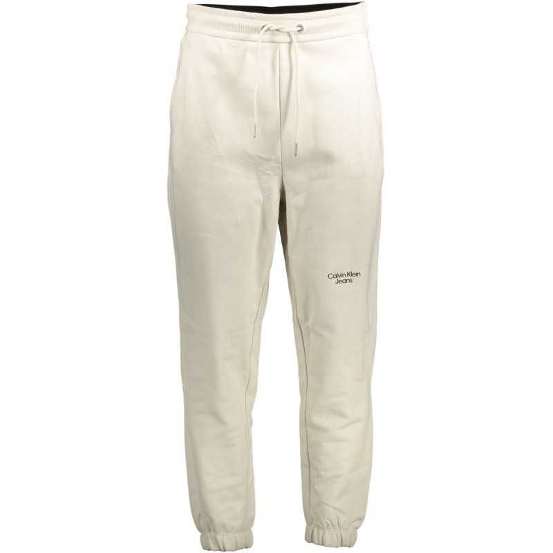 CALVIN KLEIN BEIGE MEN'S TROUSERS