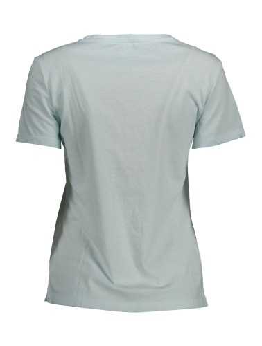 GUESS JEANS WOMEN'S SHORT SLEEVE T-SHIRT LIGHT BLUE