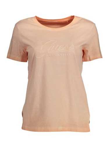 GUESS JEANS WOMEN'S SHORT SLEEVE T-SHIRT PINK