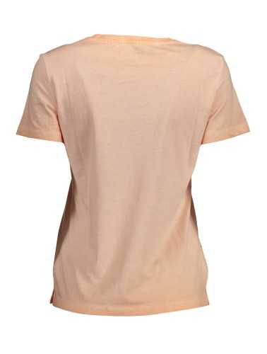 GUESS JEANS WOMEN'S SHORT SLEEVE T-SHIRT PINK