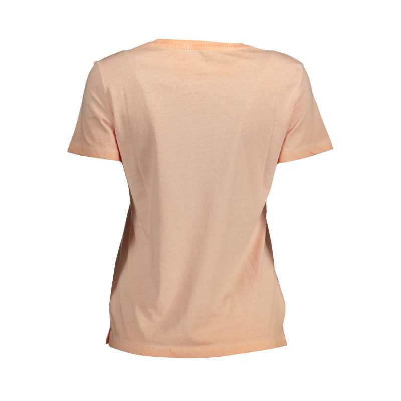 GUESS JEANS WOMEN'S SHORT SLEEVE T-SHIRT PINK