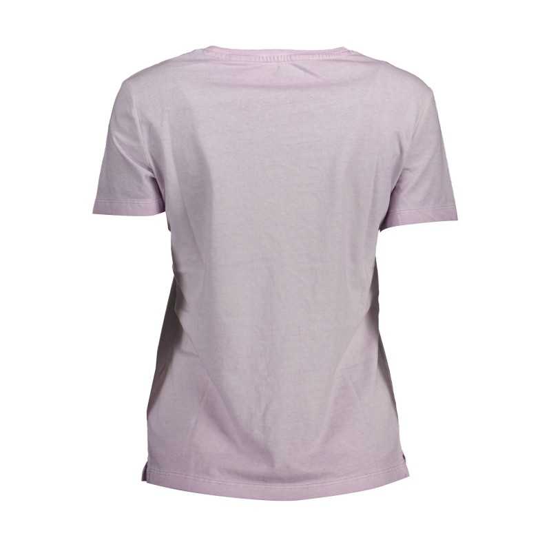 GUESS JEANS T-SHIRT MANICHE CORTE DONNA ROSA