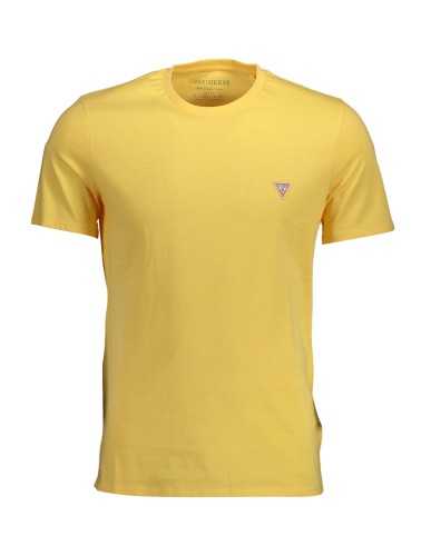 GUESS JEANS T-SHIRT MANICHE CORTE UOMO GIALLO