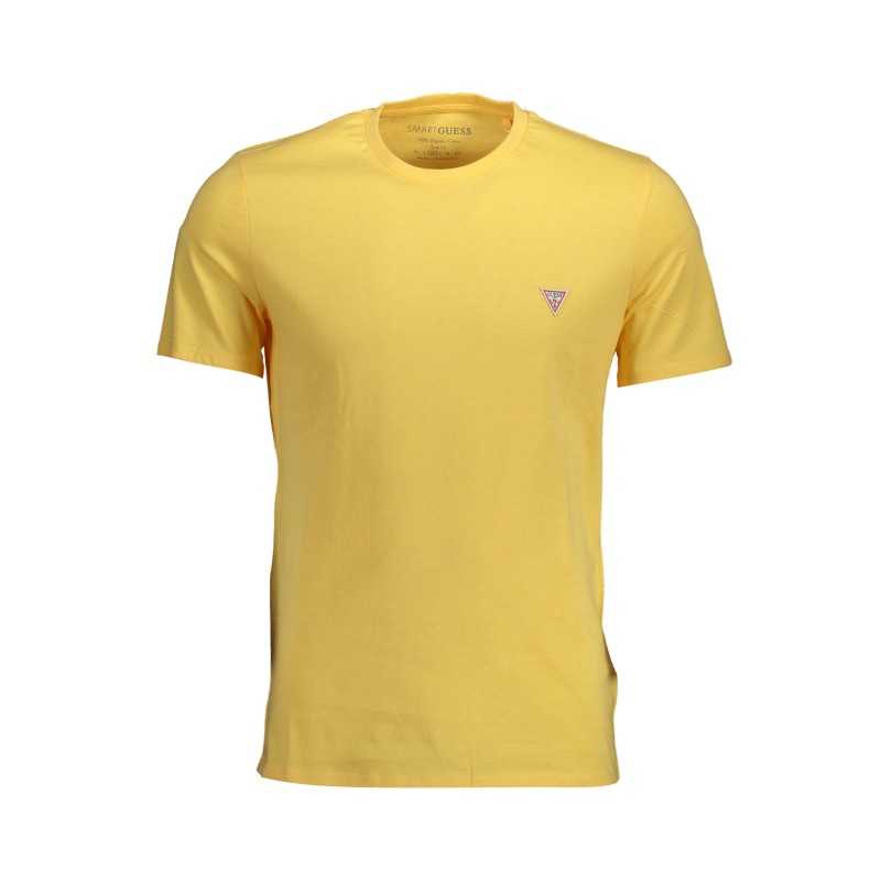 GUESS JEANS T-SHIRT MANICHE CORTE UOMO GIALLO